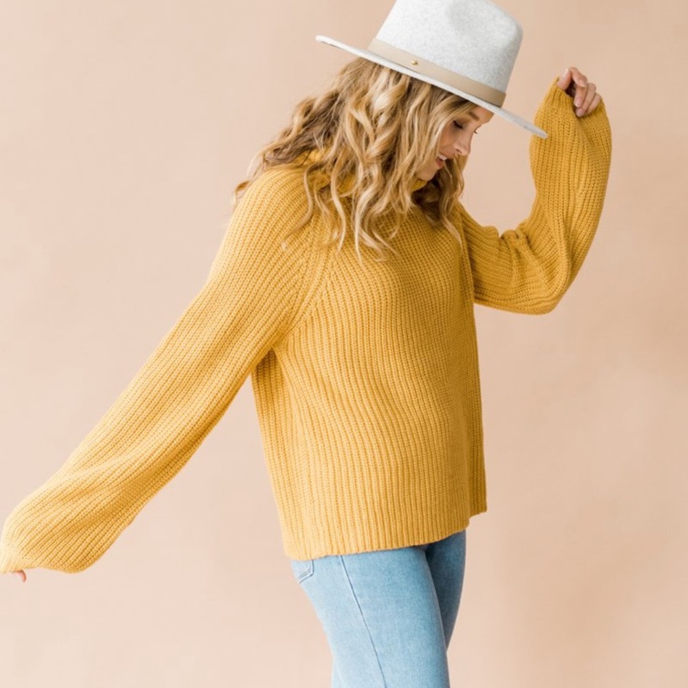 Love Street Apparel- Hey Jude Knit Sweater M/L